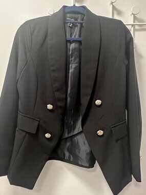 New Look Flyaway Suit Jacket Black Size 6